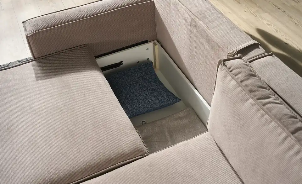 Ecksofa Capri mit Schlaffunktion, Detailansicht