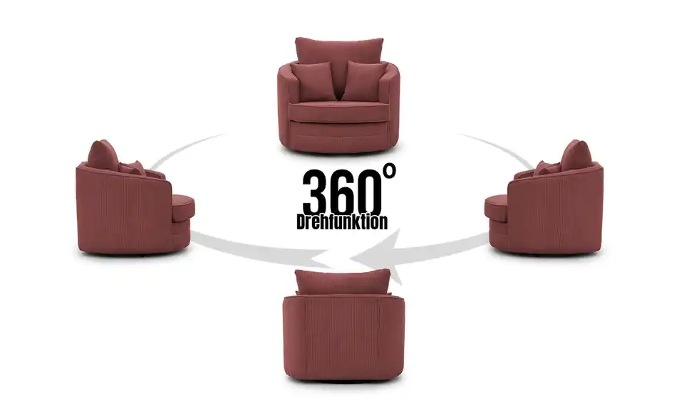 S-STYLE Drehsessel, Funktionsansicht