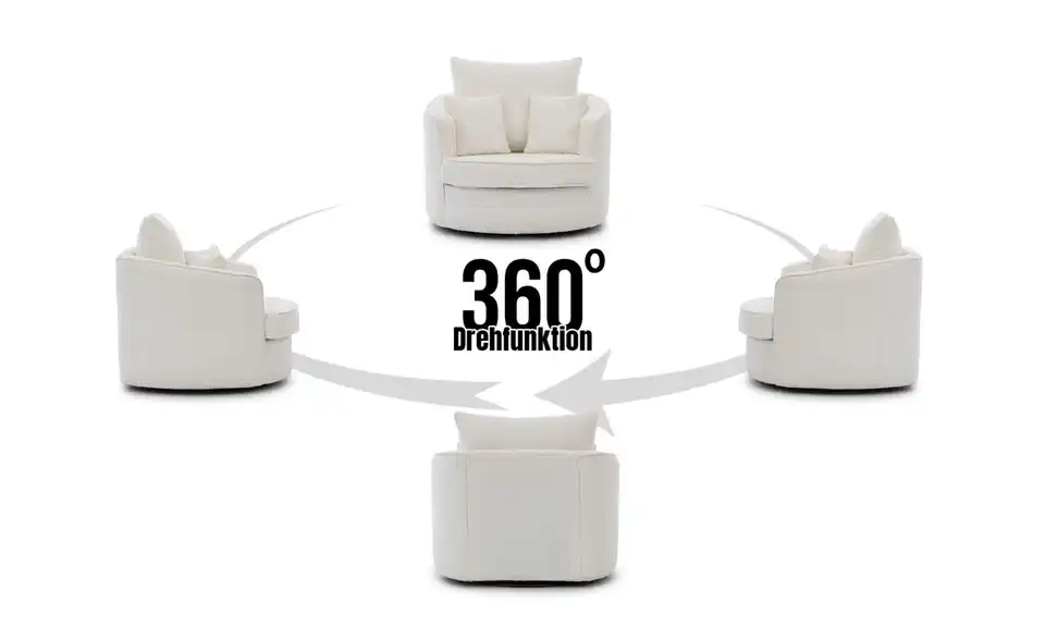 S-STYLE Drehsessel, Funktionsansicht