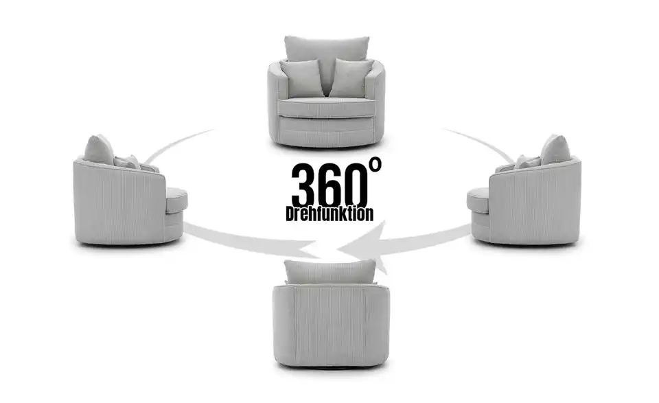 S-STYLE Drehsessel, Funktionsansicht