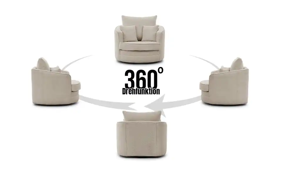 S-STYLE Drehsessel, Funktionsansicht