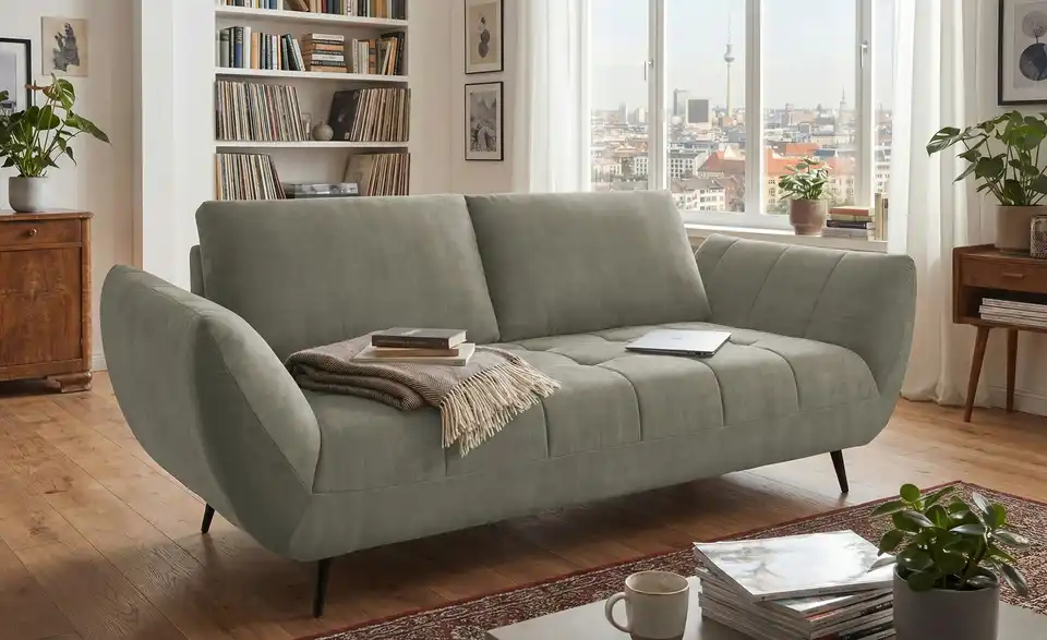 bobb Einzelsofa Carly mit Sitztiefenverstellung, in Wohnsituation