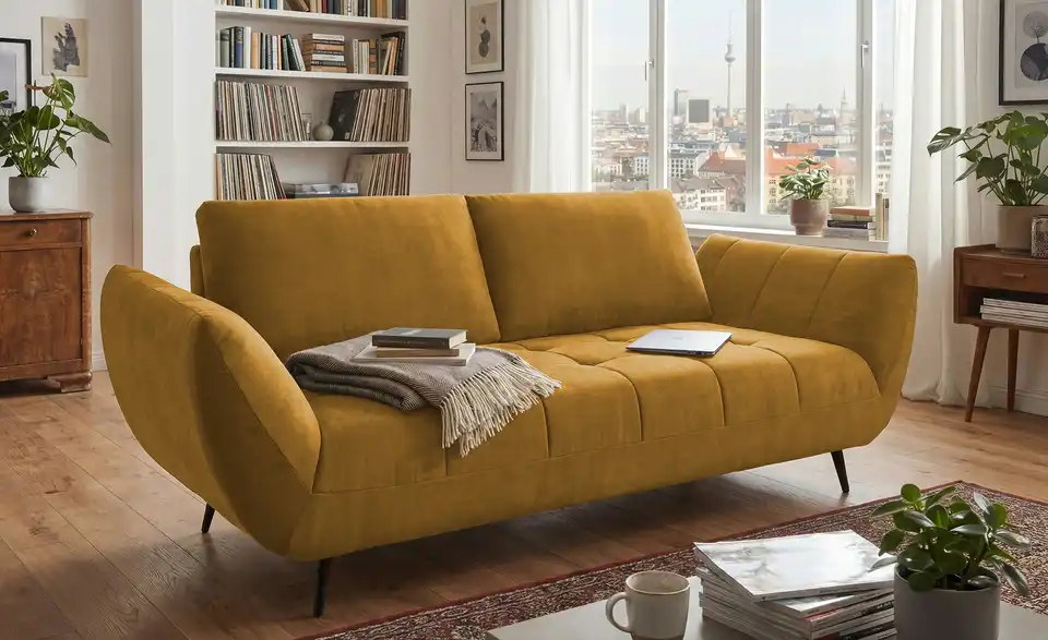 bobb Einzelsofa Carly mit Sitztiefenverstellung, in Wohnsituation