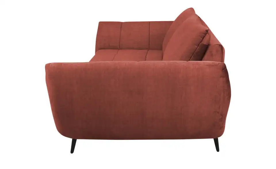 bobb Sofa 2,5 -sitzig Carly mit Sitztiefenverstellung, Profilansicht