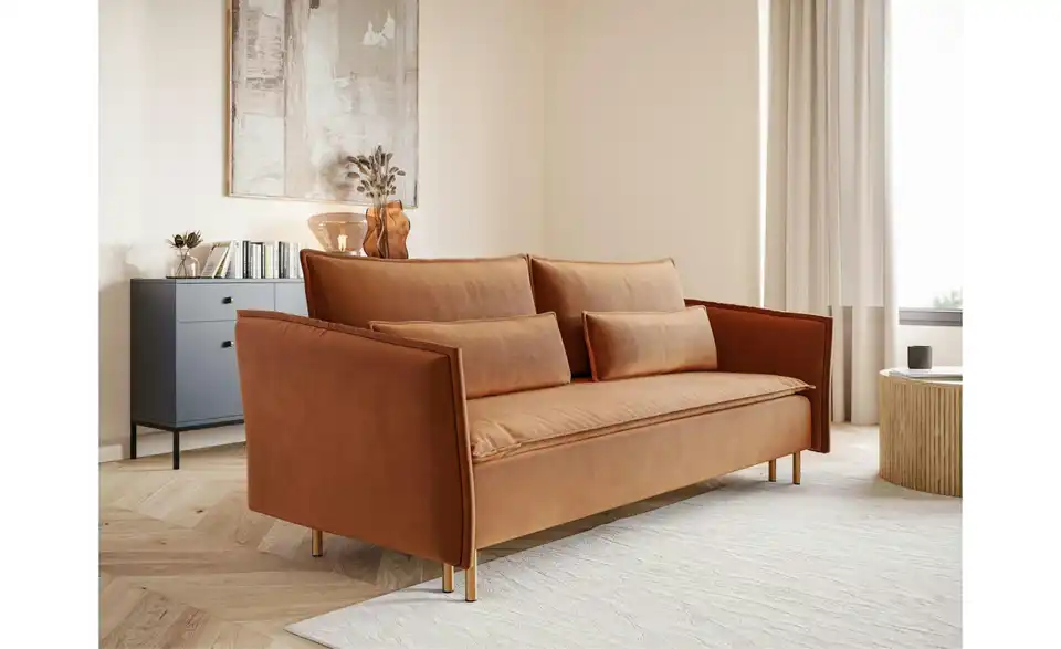 Selsey Schlafsofa Ummo, in Wohnsituation