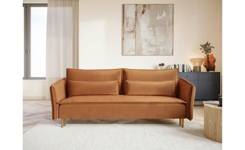 Selsey Schlafsofa Ummo, in Wohnsituation