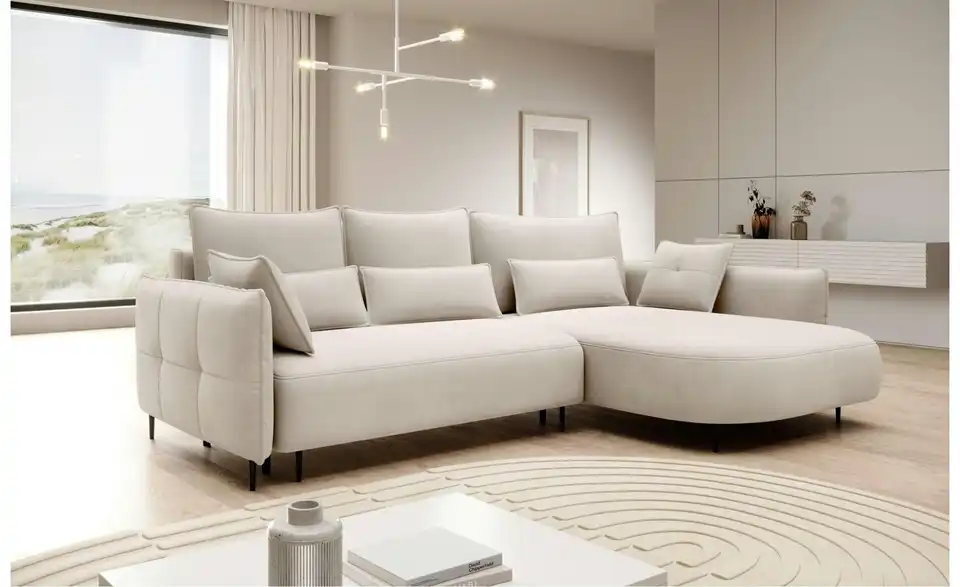 Selsey Ecksofa Oblivio Oblivio mit Schlaffunktion, in Wohnsituation