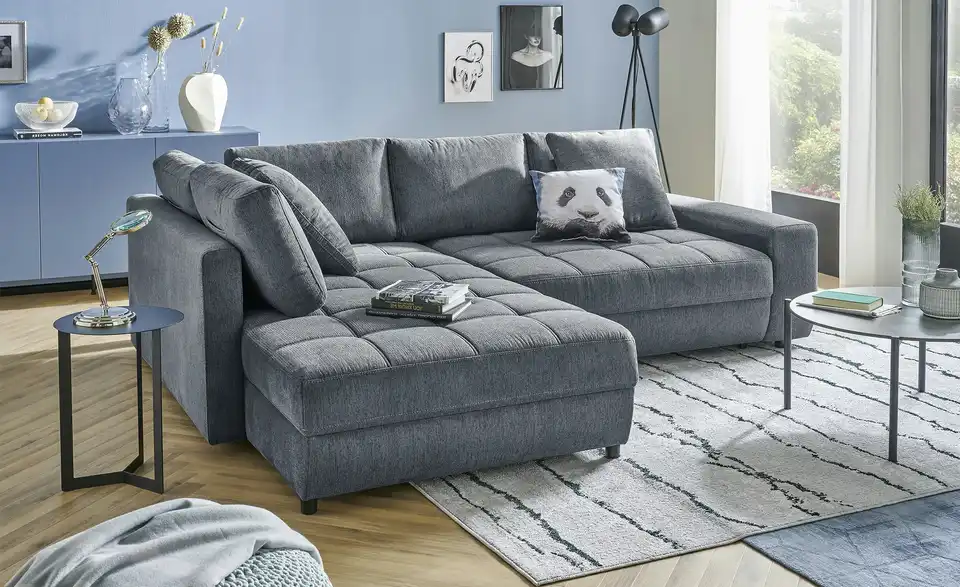 bobb Ecksofa Arissa de Luxe mit pflegeleichtem Bezug, in Wohnsituation