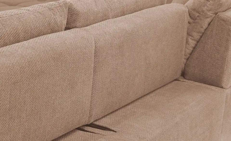 bobb Ecksofa Carly mit Sitztiefenverstellung, Detailansicht