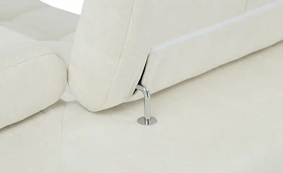 Ecksofa Arte mit verstellbaren Kopfstützen, Detailansicht