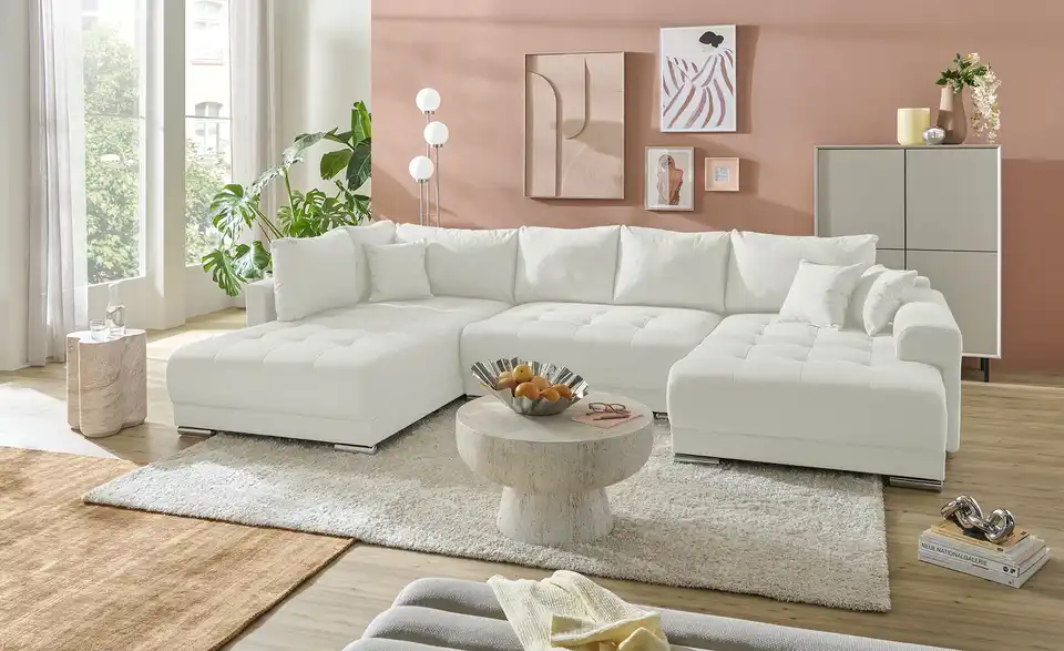 Wohnlandschaft Lemie mit Schlaffunktion, in Wohnsituation