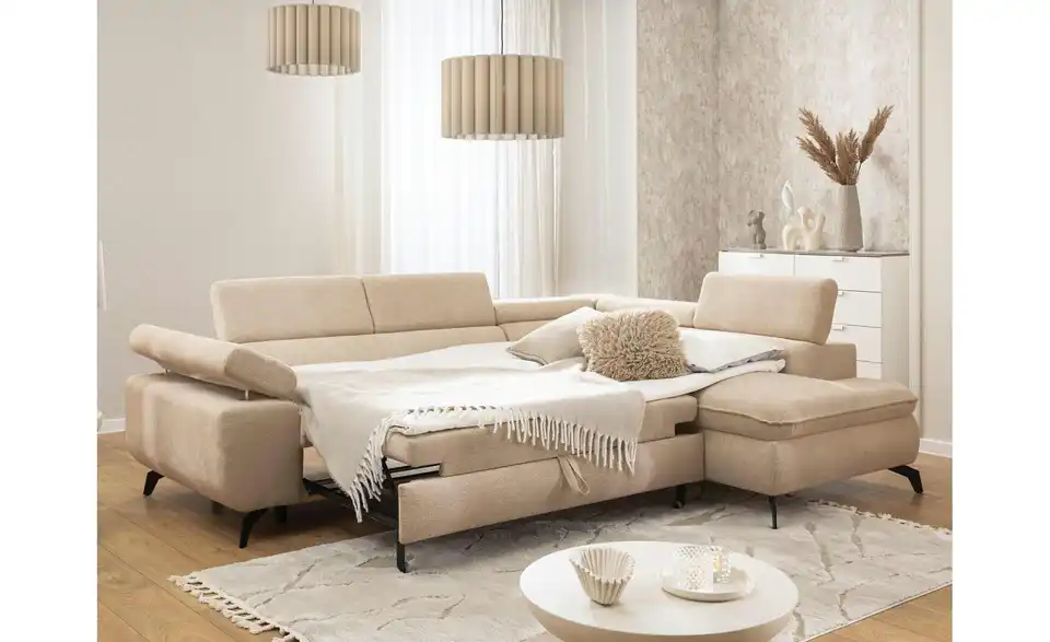 S-STYLE Ecksofa Bonnie mit Schlaffunktion, Funktionsansicht