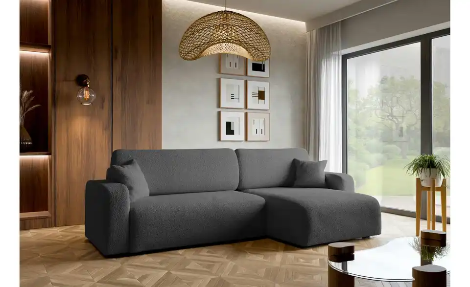 Ecksofa Pianio mit Schlaffunktion, in Wohnsituation