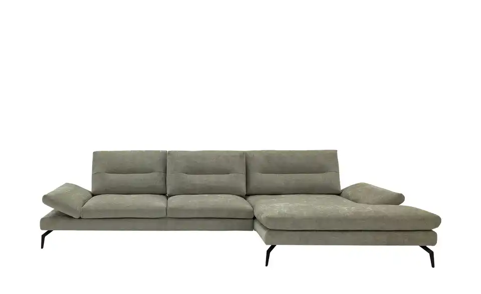Loop your Style Ecksofa Bellagio mit Sitztiefenverstellung, Frontansicht