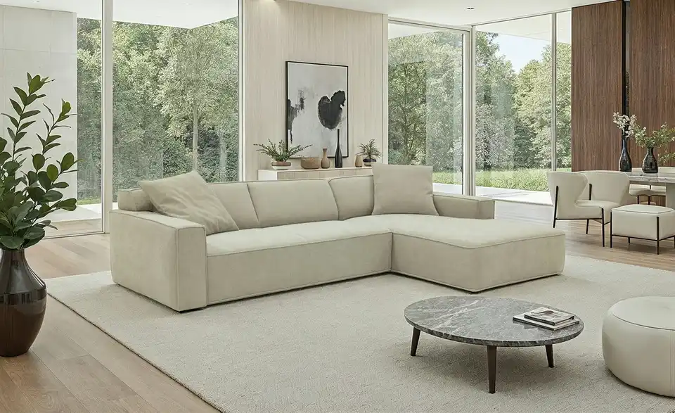 Loop your Style Ecksofa Pisa, in Wohnsituation