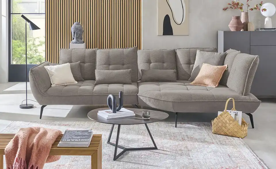 vito Ecksofa Ticona mit Sitztiefenverstellung, in Wohnsituation