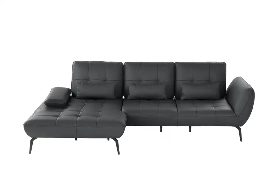 vito Ecksofa Ticona aus Leder, Frontansicht