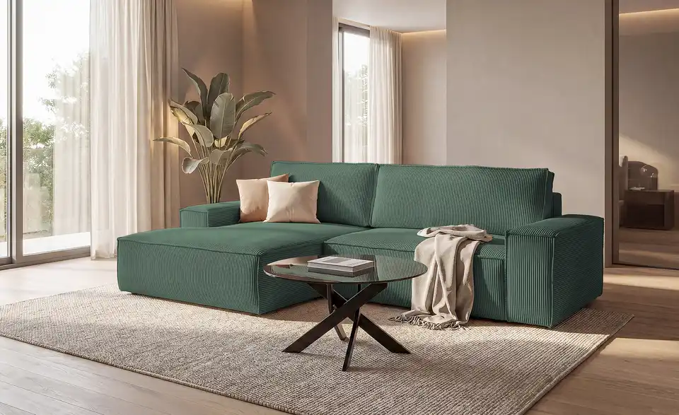 uno Ecksofa Fjord mit Schlaffunktion, in Wohnsituation