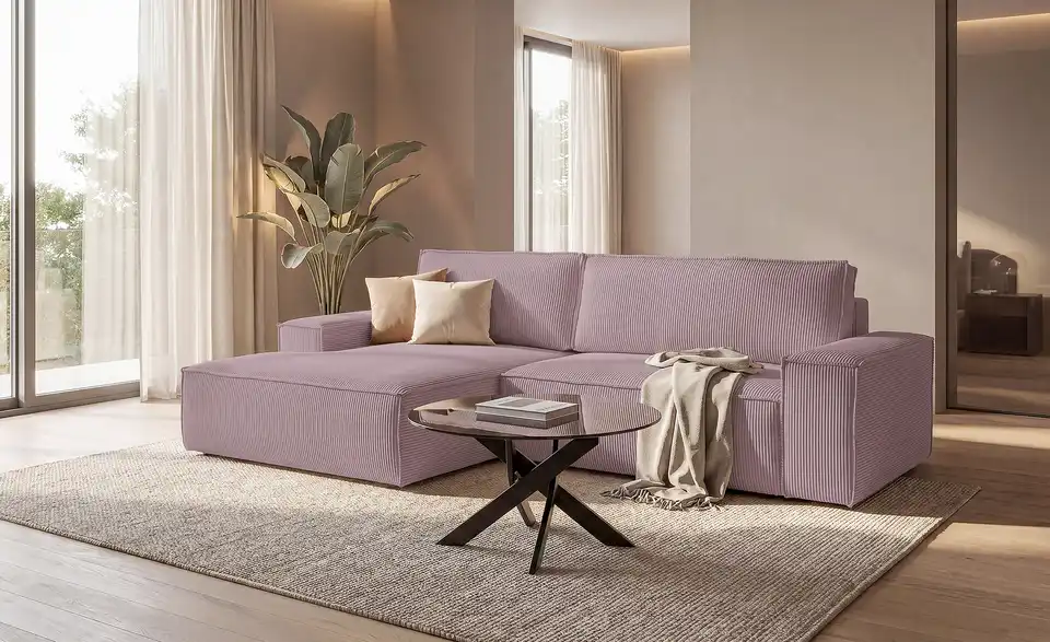 uno Ecksofa Fjord mit Schlaffunktion, in Wohnsituation