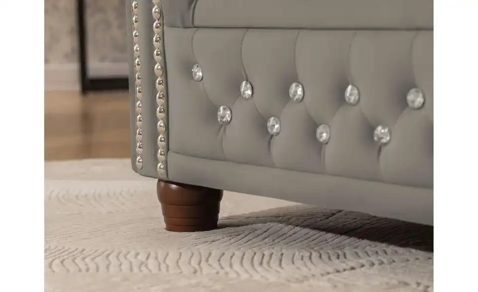 S-STYLE Chesterfield Sessel Cleo Blink, Detailansicht