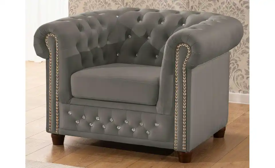 S-STYLE Chesterfield Sessel Cleo Blink, in Wohnsituation