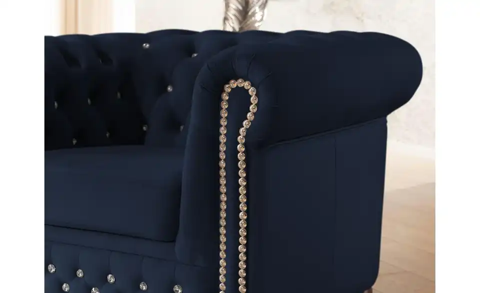 S-STYLE Chesterfield Sessel Cleo Blink, Detailansicht