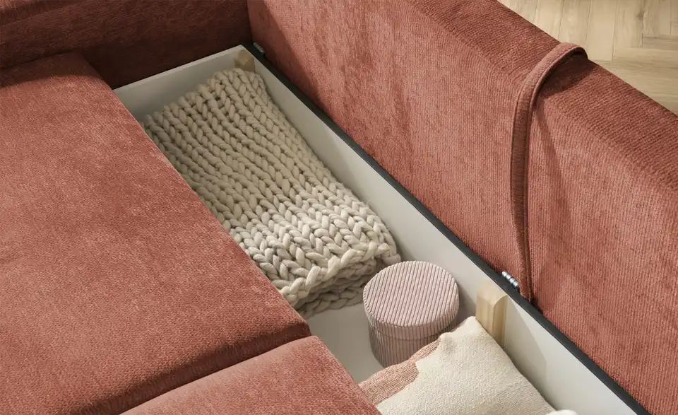 uno Schlafsofa Bouli mit Bettkasten, Detailansicht