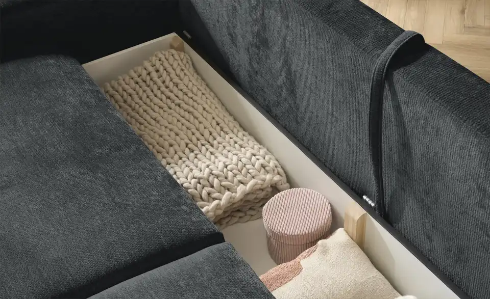 uno Schlafsofa Bouli mit Bettkasten, Detailansicht