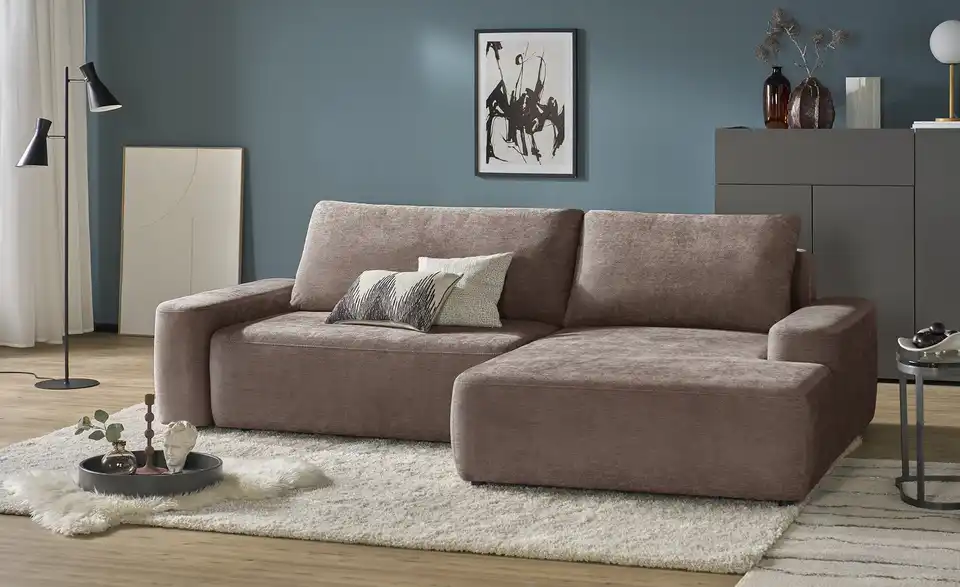 uno Ecksofa Bouli mit Schlaffunktion, in Wohnsituation