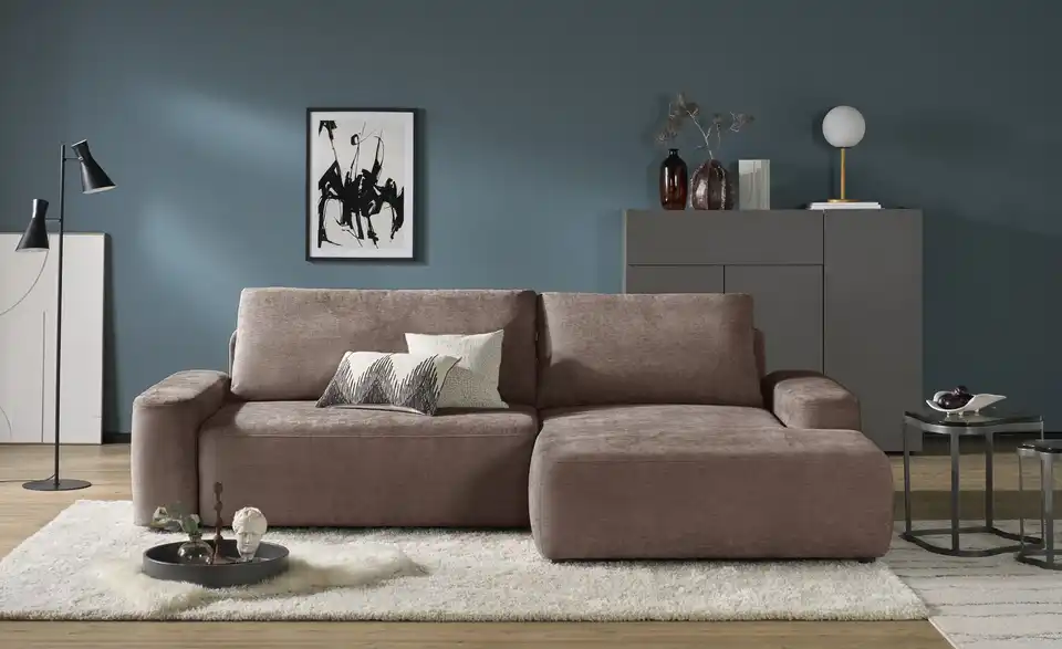 uno Ecksofa Bouli mit Schlaffunktion, Frontansicht