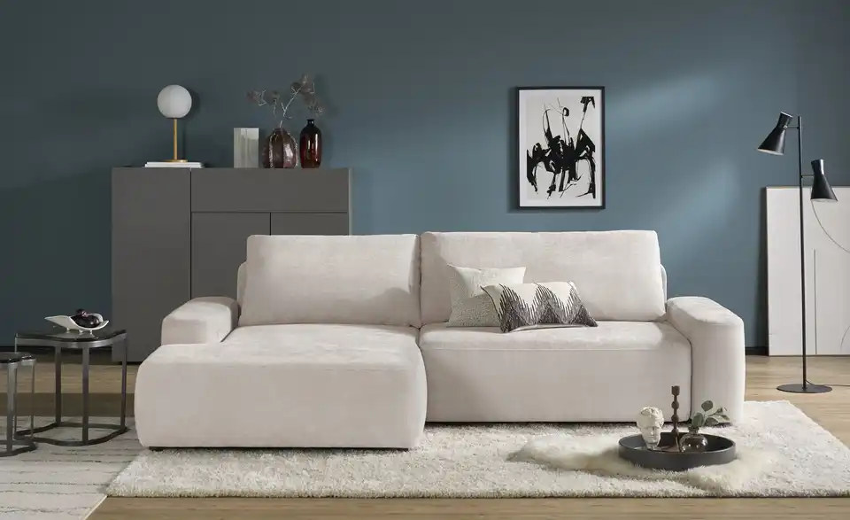 uno Ecksofa Bouli mit Schlaffunktion, Frontansicht