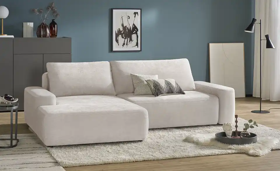 uno Ecksofa Bouli mit Schlaffunktion, in Wohnsituation