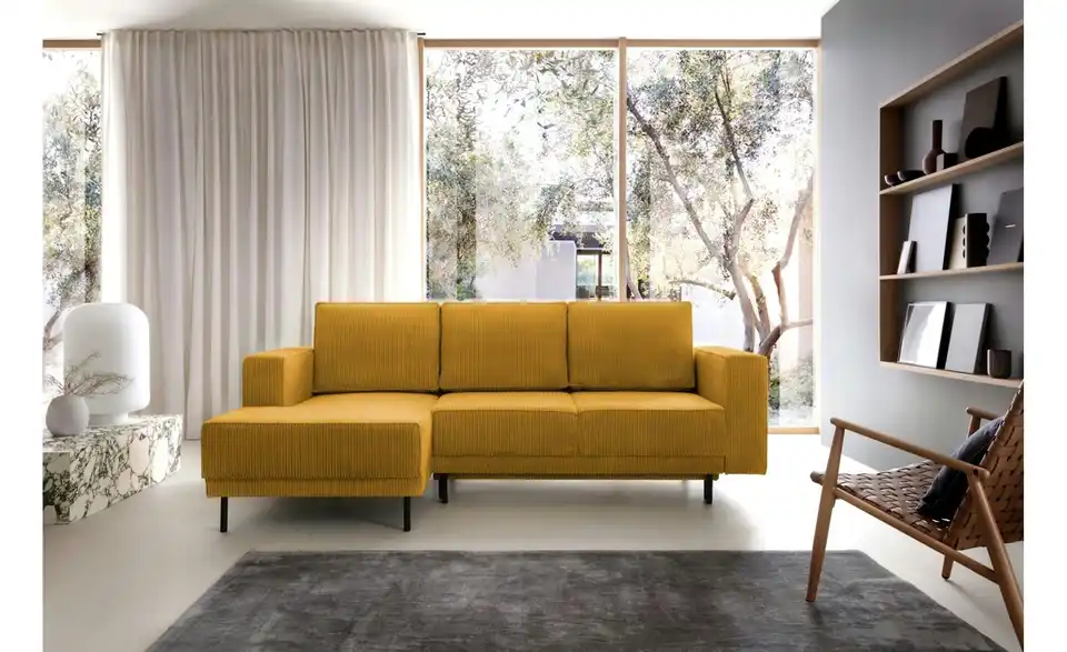 Selsey Ecksofa Rodario Mini mit Schlaffunktion, in Wohnsituation