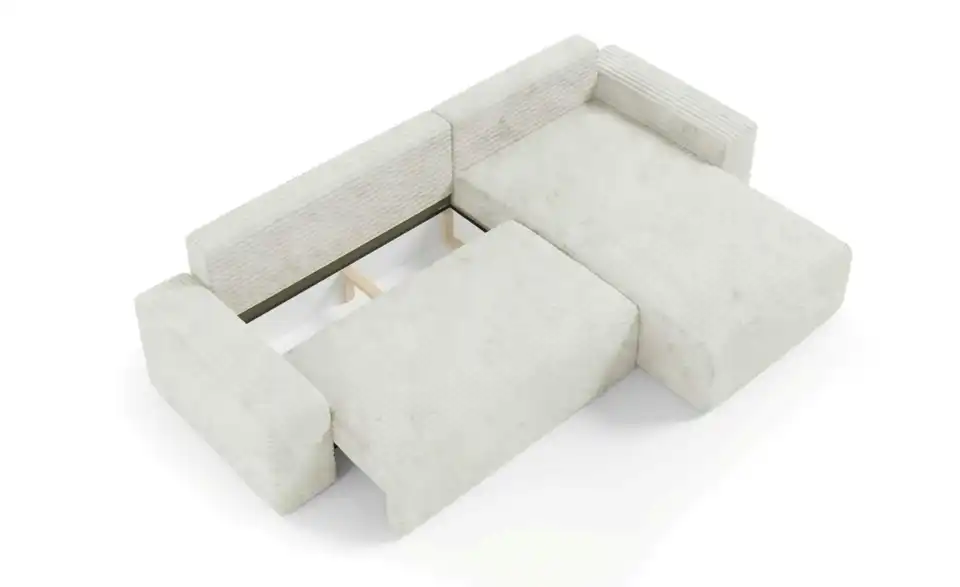 Ecksofa COCO L 1 Coco mit Schlaffunktion, Funktionsansicht