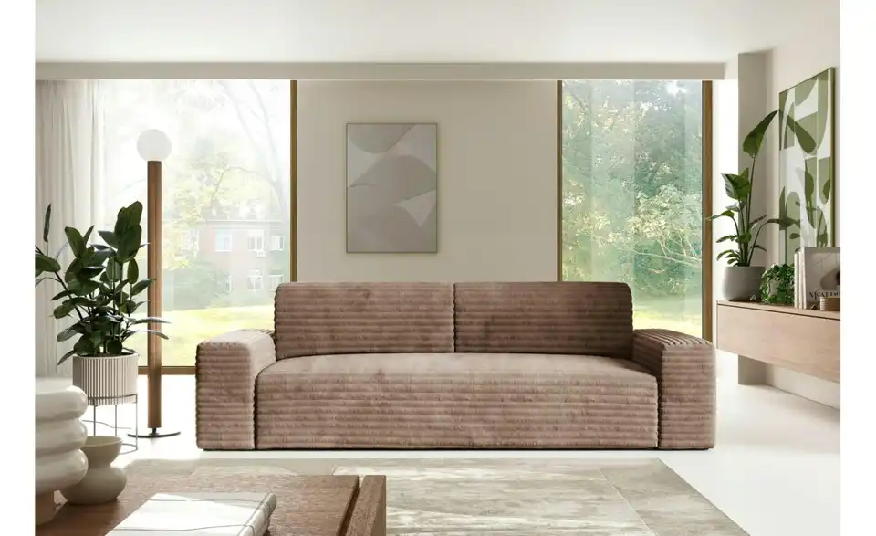 Schlafsofa Coco mit Stauraum, in Wohnsituation