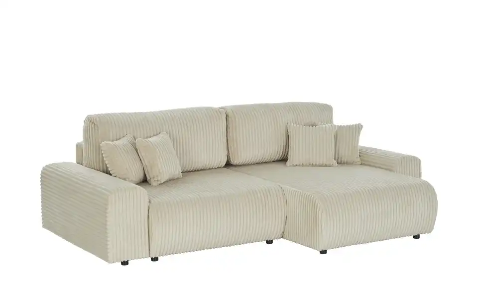 Ecksofa Jolena im modernen Breitcord, Perspektive
