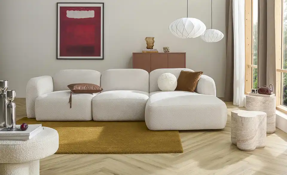 Ecksofa Amilia, in Wohnsituation