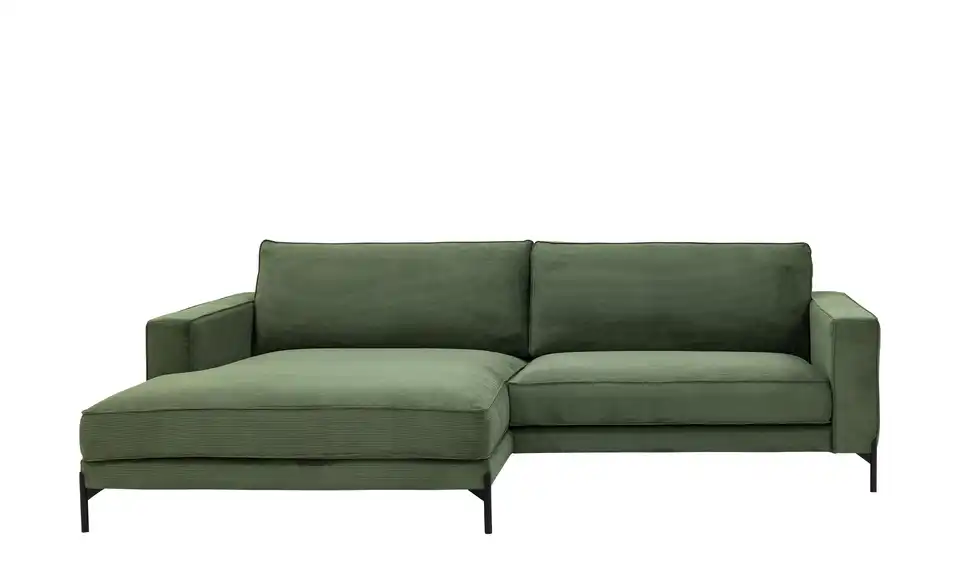 Loop your Style Ecksofa Deep Free aus Cordstoff, Frontansicht
