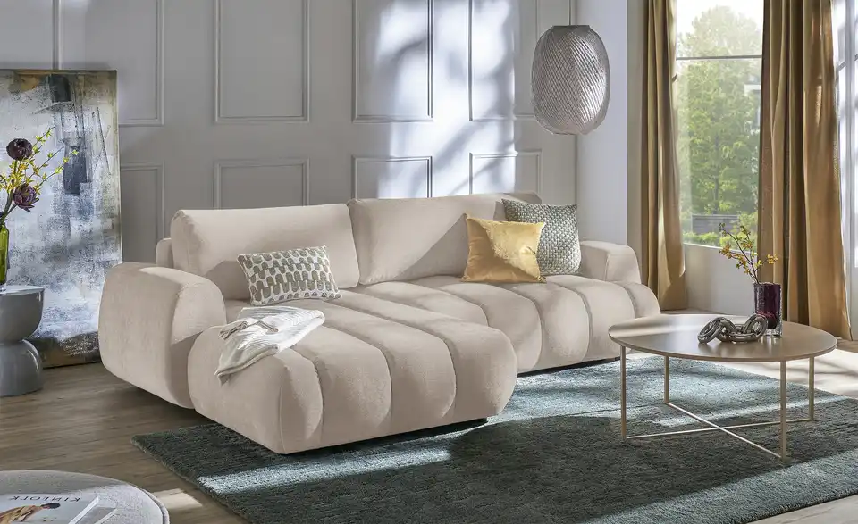 uno Ecksofa Passo mit Schlaffunktion, in Wohnsituation