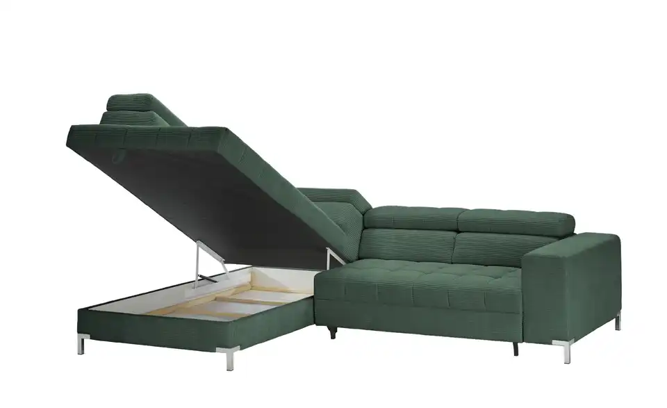 Ecksofa Arte mit verstellbaren Kopfstützen, Funktionsansicht