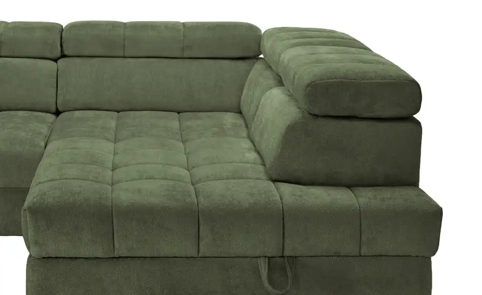 Ecksofa Arte mit verstellbaren Kopfstützen, Detailansicht