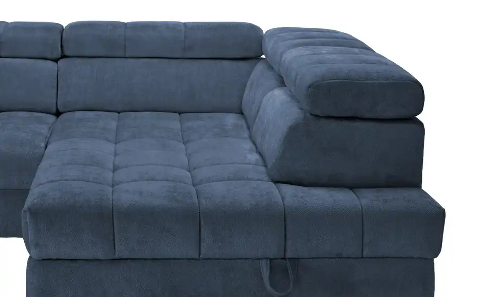 Ecksofa Arte mit verstellbaren Kopfstützen, Detailansicht