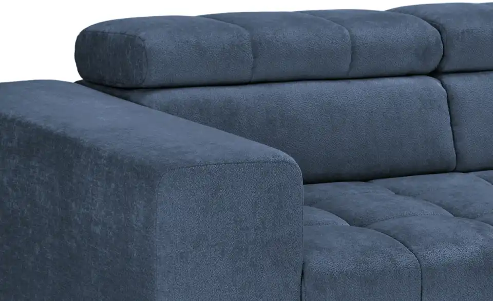 Ecksofa Arte mit verstellbaren Kopfstützen, Detailansicht
