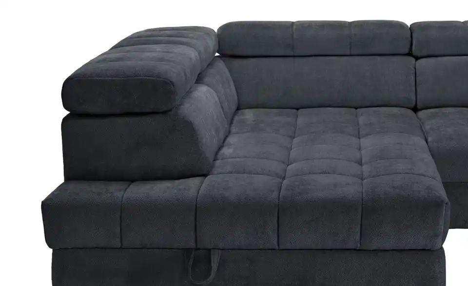 Ecksofa Arte mit verstellbaren Kopfstützen, Detailansicht