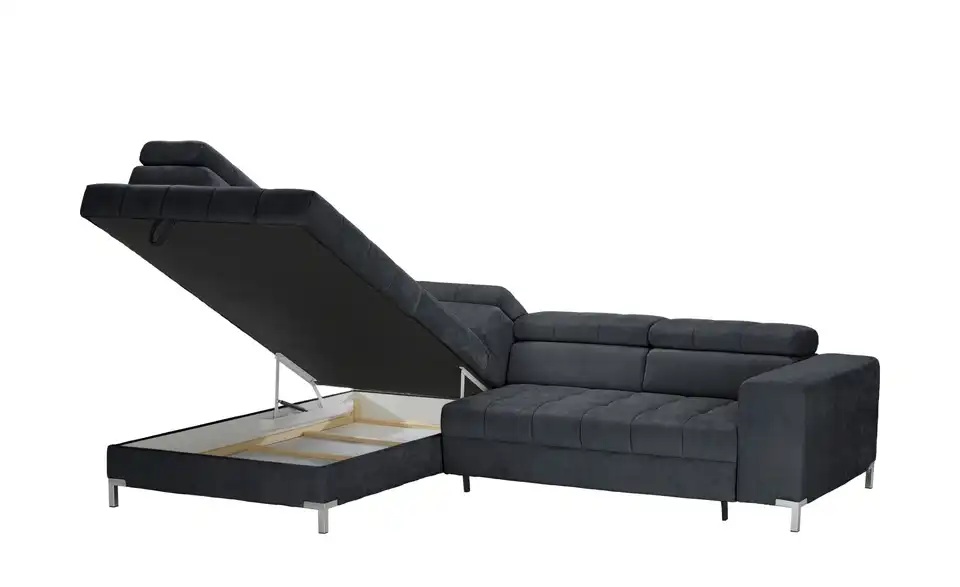 Ecksofa Arte mit verstellbaren Kopfstützen, Funktionsansicht