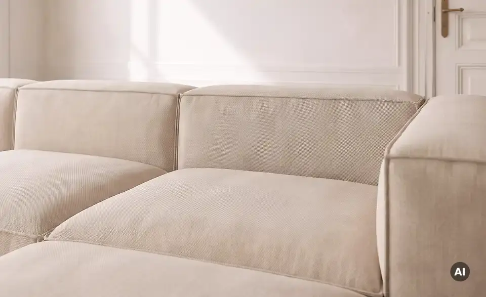 Big Sofa Sienna inklusive Hocker, Detailansicht