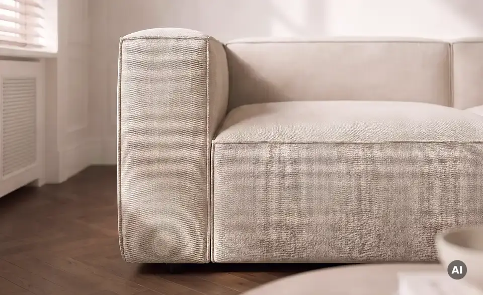 Big Sofa Sienna inklusive Hocker, Detailansicht