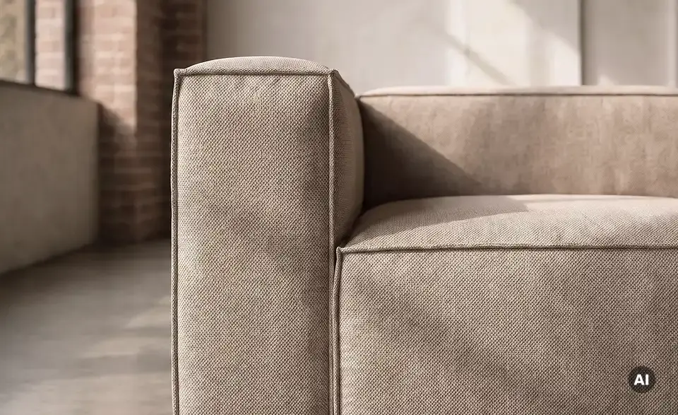 Big Sofa Sienna inklusive Hocker, Detailansicht