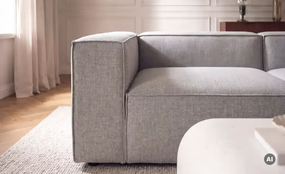 Big Sofa Sienna inklusive Hocker, Detailansicht
