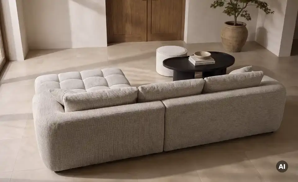 Ecksofa Coco, Rückansicht